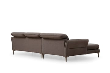 Chandara Sofa med Divan 5-seter - Grå - Møbler - Sofaer - Sofaer med sjeselong