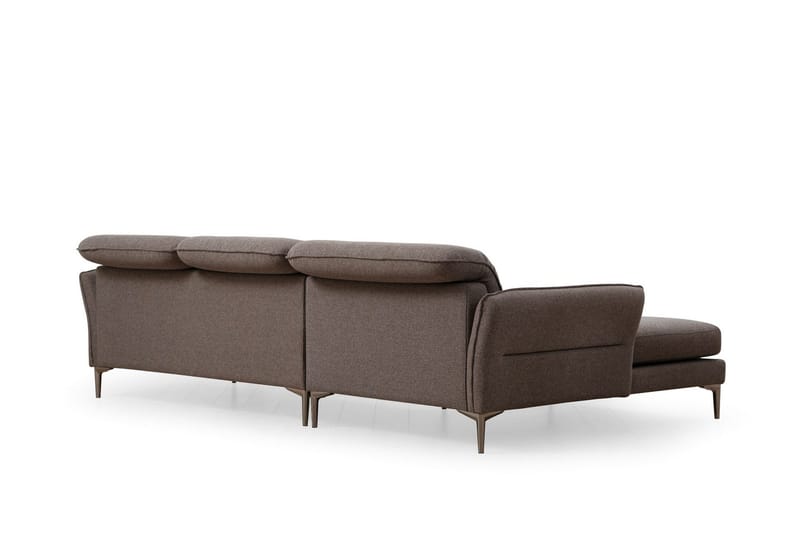 Chandara Sofa med Divan 5-seter - Grå - Møbler - Sofaer - Sofaer med sjeselong