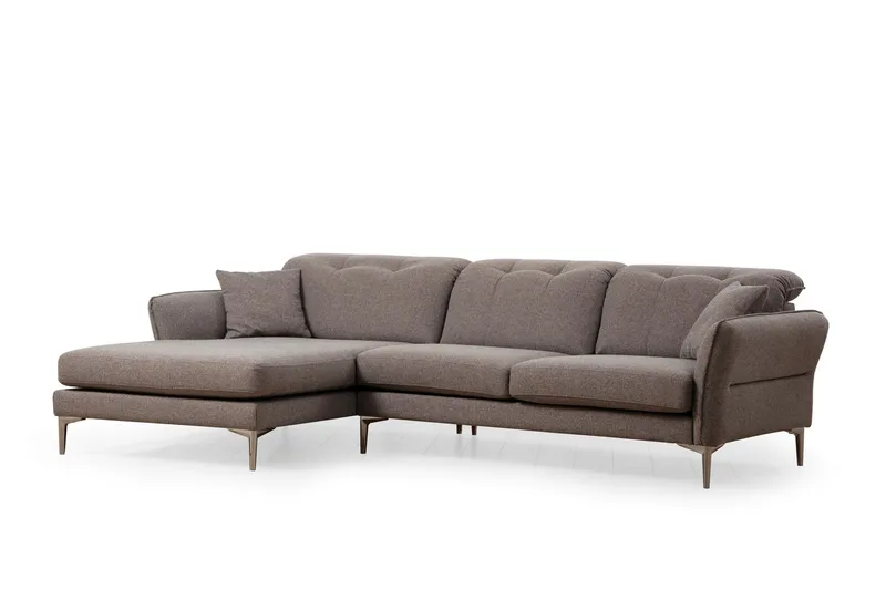 Chandara Sofa med Divan 5-seter, Grå