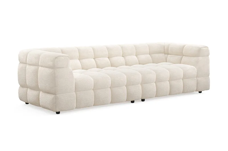Elise 4-seters Sofa - Beige Teddy - Møbler - Sofaer - 3 seter sofa