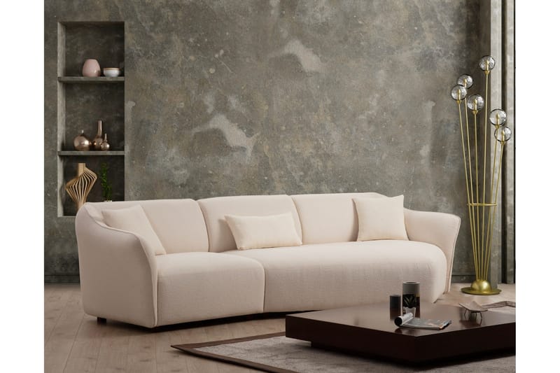Damor Svingsofa 3-seter - Beige - Møbler - Sofaer - 3 seter sofa