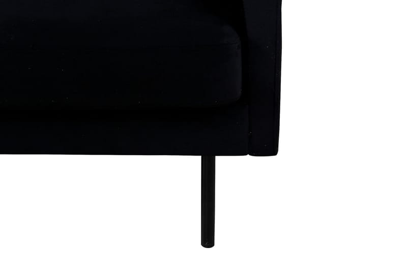 Zoom 3-seters Sofa - Svart - Møbler - Sofaer - Fløyelssofaer