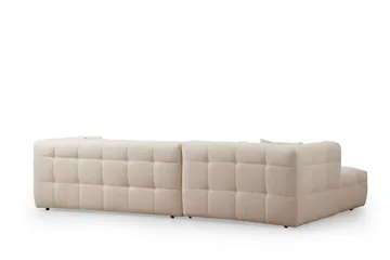 Octavian Sofa med Sjeselong 5-seter - Beige - Møbler - Sofaer - Sofaer med sjeselong