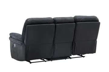 Saranda Reclinersofa - Svart - Møbler - Sofaer - Reclinersofaer - 3 seters kinosofa & reclinersofa