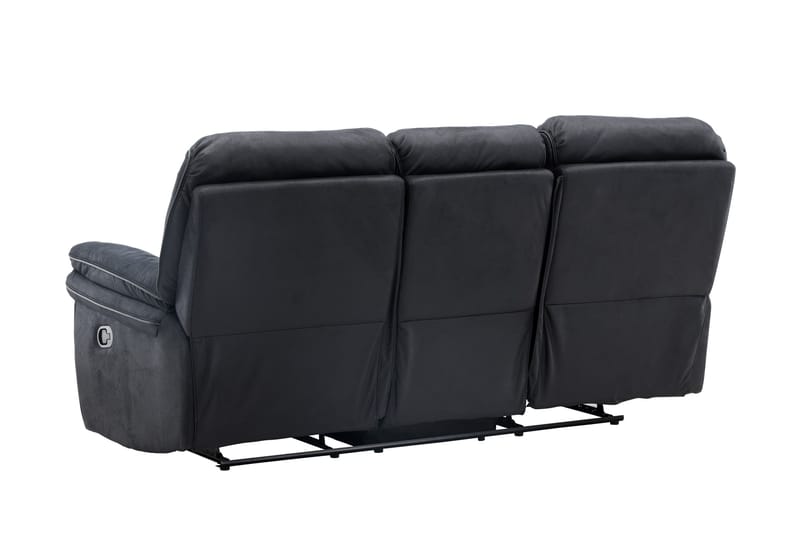 Saranda Reclinersofa - Svart - Møbler - Sofaer - Reclinersofaer - 3 seters kinosofa & reclinersofa