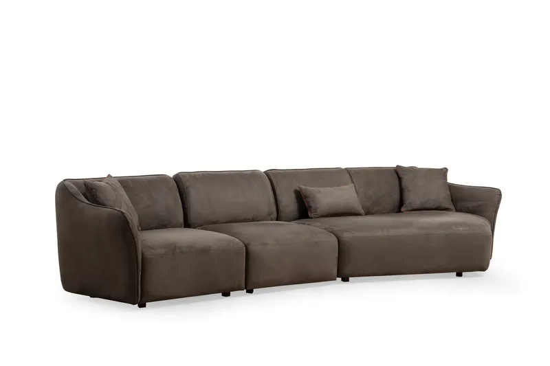 Damor Buet Sofa 4-seter, Brun