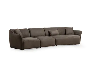 Damor Buet Sofa 4-seter - Brun - Møbler - Sofaer - 4 seter sofa