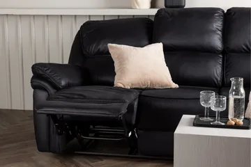 Saranda Reclinersofa - Svart - Møbler - Sofaer - Reclinersofaer - 3 seters kinosofa & reclinersofa