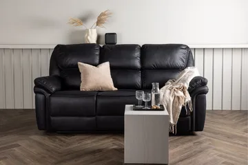 Saranda Reclinersofa - Svart - Møbler - Sofaer - Reclinersofaer - 3 seters kinosofa & reclinersofa