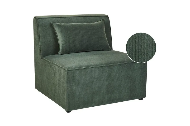 1-sitssektion Beliani Lemvig Beige NO_BRAND Green