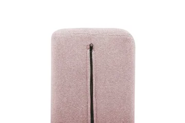 1-sitssoffa Beliani Tibro Beige, ljust trä Blush Pink||Light colored wood - Møbler - Sofaer - Modulsofaer - Midtmodul