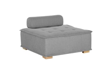 1-sitssoffa Beliani Tibro Beige, ljust trä Grey - Grå - Møbler - Sofaer - Modulsofaer - Midtmodul