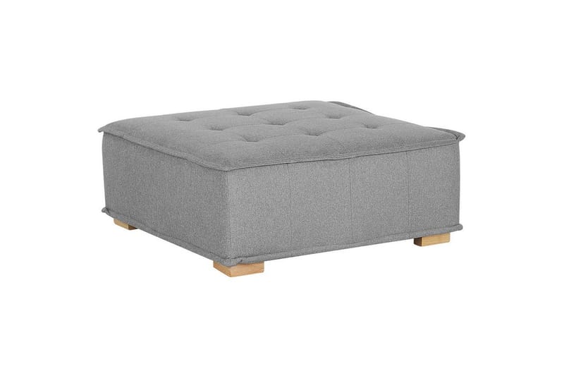 1-sitssoffa Beliani Tibro Beige, ljust trä NO_BRAND Grey - Grå - Møbler - Sofaer - Modulsofaer - Midtmodul