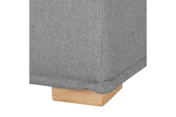 1-sitssoffa Beliani Tibro Beige, ljust trä NO_BRAND Grey - Grå - Møbler - Sofaer - Modulsofaer - Midtmodul