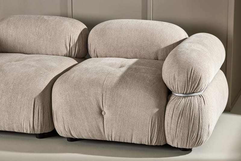 2-Seat Sofa Venture Home Beige Silver - Møbler - Sofaer - 2 seter sofa