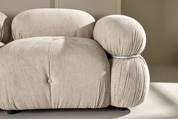 2-Seat Sofa Venture Home Beige Silver - Møbler - Sofaer - 2 seter sofa