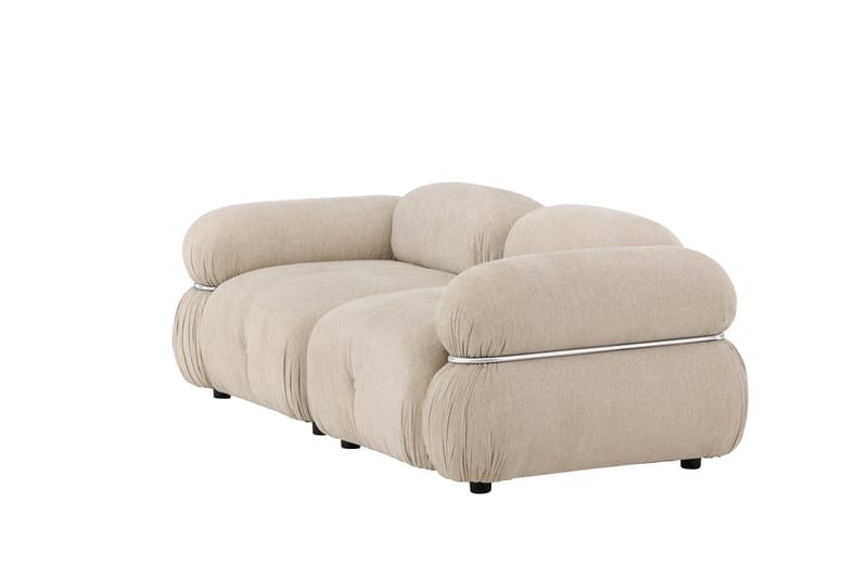 2-Seat Sofa Venture Home Beige Silver - Møbler - Sofaer - 2 seter sofa