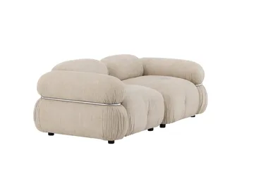 2-Seat Sofa Venture Home Beige Silver - Møbler - Sofaer - 2 seter sofa