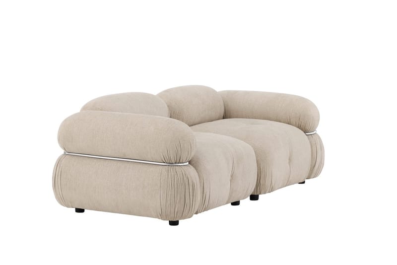 2-Seat Sofa Venture Home Beige Silver - Møbler - Sofaer - 2 seter sofa