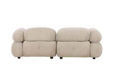 2-Seat Sofa Venture Home Beige Silver - Møbler - Sofaer - 2 seter sofa
