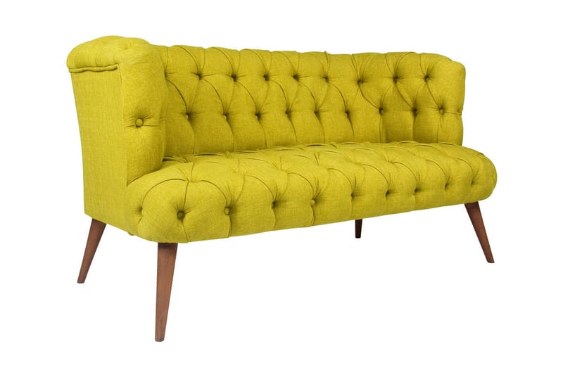 2-seters Sofa Kiroli - Grønn/Natur - Møbler - Sofaer - 2 seter sofa