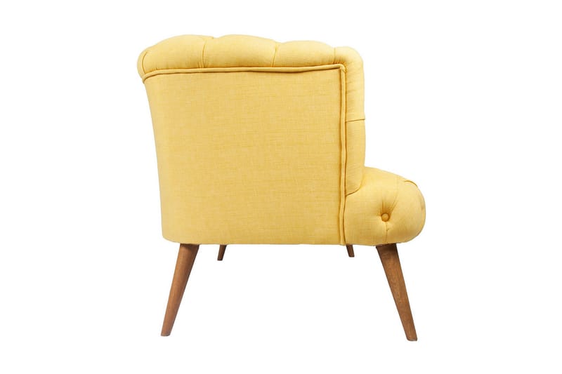 2-seters Sofa Kiroli - Gul / Natur - Møbler - Sofaer - 2 seter sofa