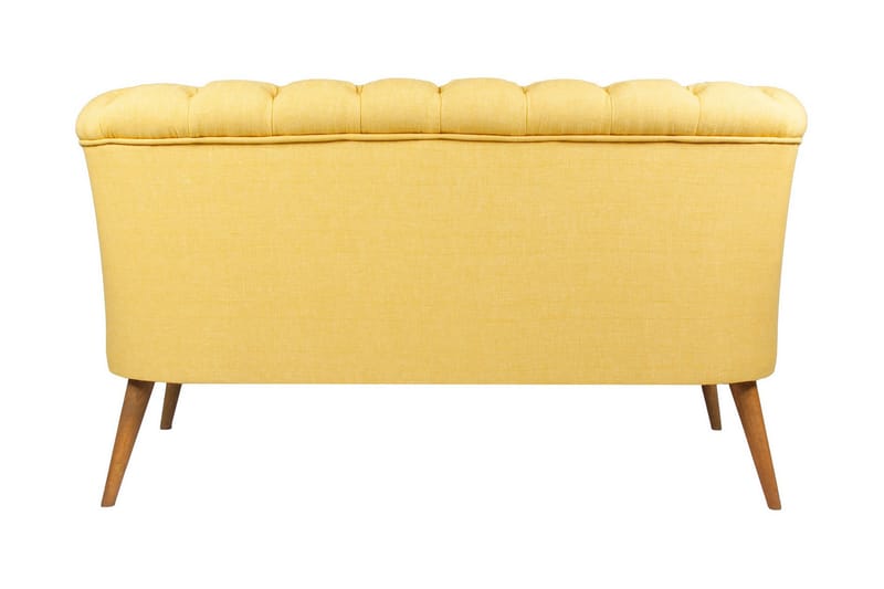 2-seters Sofa Kiroli - Gul / Natur - Møbler - Sofaer - 2 seter sofa