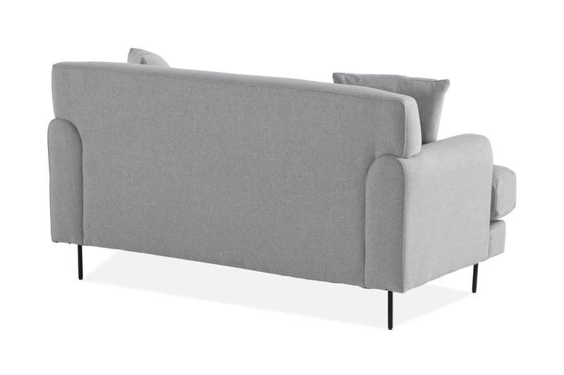 2-seters Sofa Latrape - Grå/Metall - 2 seter sofa