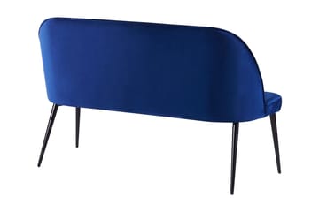 2-seters Sofa Vigenstorp - Fløyel/Blå - Møbler - Sofaer - Kjøkkensofaer