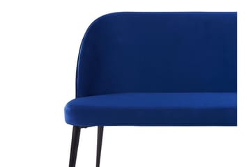 2-seters Sofa Vigenstorp - Fløyel/Blå - Møbler - Sofaer - Kjøkkensofaer