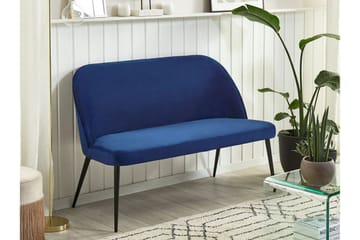 2-seters Sofa Vigenstorp - Fløyel/Blå - Møbler - Sofaer - Kjøkkensofaer