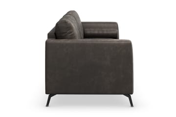 3-seter Sofa Friday Lyx - Svart/Lær - Møbler - Sofaer - Skinnsofaer