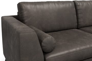 3-seter Sofa Friday Lyx - Svart/Lær - Møbler - Sofaer - Skinnsofaer