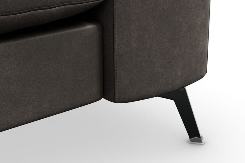 3-seter Sofa Friday Lyx - Svart/Lær - Møbler - Sofaer - Skinnsofaer