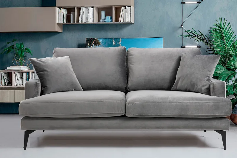 Andary 2-Seter Sofa - Grå - Møbler - Sofaer - 2 seter sofa