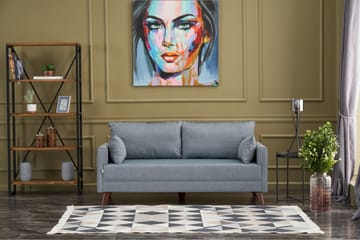 Antigua 2-seters Sofa - Blå/Natur - Møbler - Sofaer - 2 seter sofa