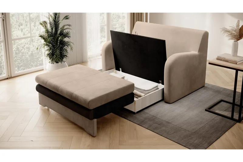 Ario Sofa 2-seters - Beige - Møbler - Sofaer - Sovesofaer - 2 seters sovesofa