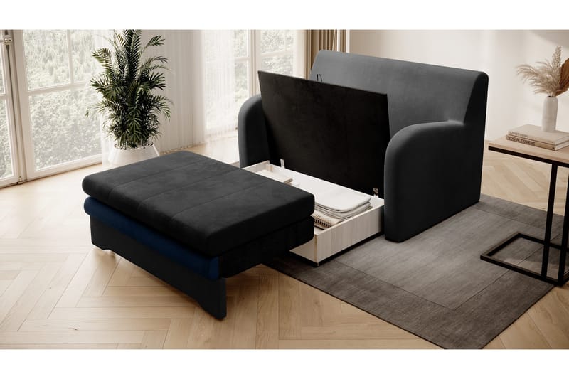 Ario Sofa 2-seters - Svart - Møbler - Sofaer - Sovesofaer - 2 seters sovesofa