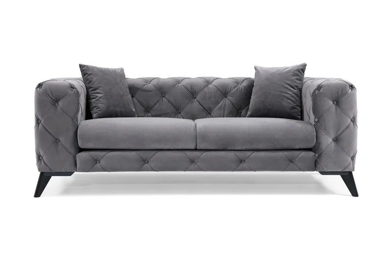 Beachport 2-seters Sofa, Anstrasitt/Svart
