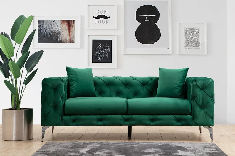 Beachport Sofa 2-seters, Grønn