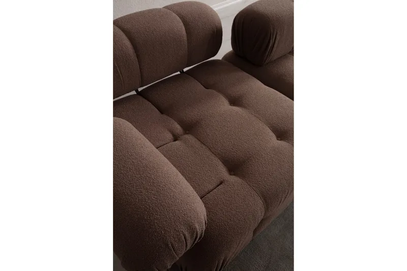 Belgin Boblende Sofa 2-seter - Cappuccino - Møbler - Sofaer - Modulsofaer - Komplett modulsofa