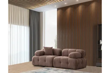 Belgin Boblende Sofa 2-seter - Cappuccino - Møbler - Sofaer - Modulsofaer - Komplett modulsofa