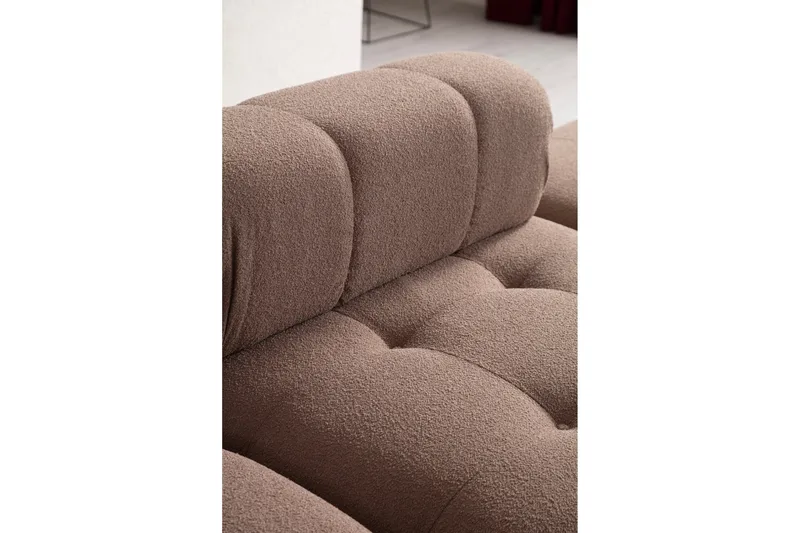 Belgin Boblende Sofa 2-seter - Cappuccino - Møbler - Sofaer - Modulsofaer - Komplett modulsofa