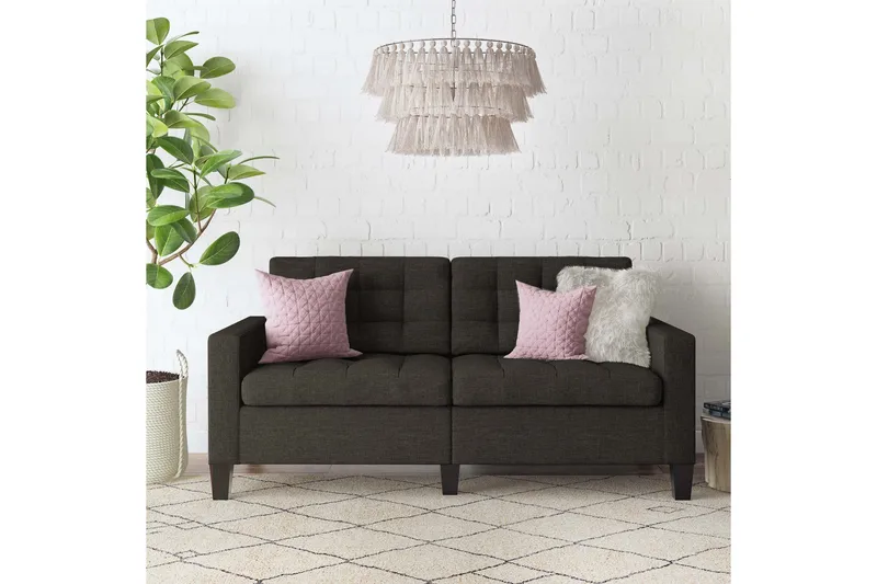 Bowie 2-seter Sofa Grå - Dorel Home - Møbler - Sofaer - 2 seter sofa