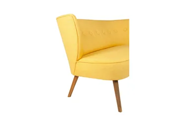 Clivocast 2-Seter Sofa - Gul - Møbler - Sofaer - 2 seter sofa