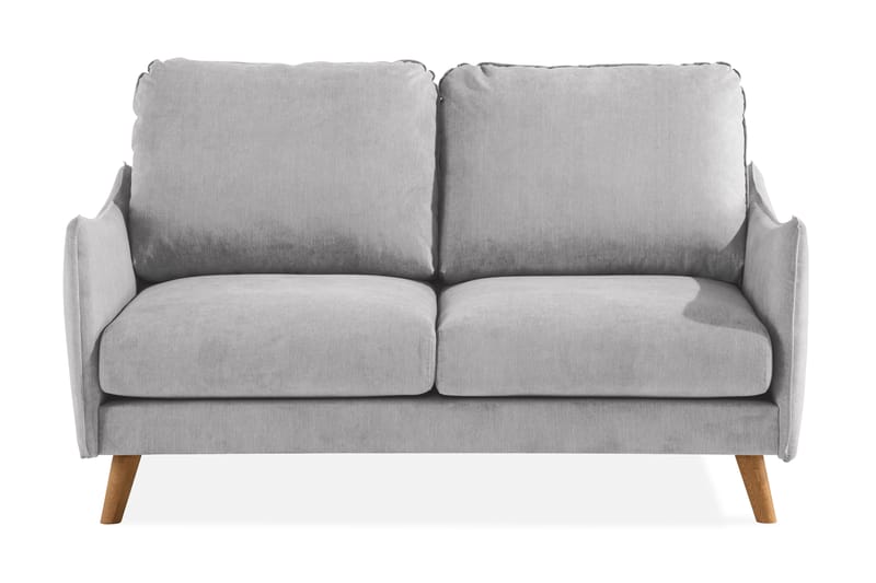 2-seter Sofa Colt Lyx - Lysegrå/Eik - 2 seter sofa