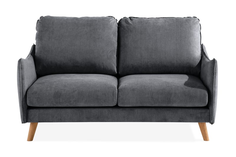 2-seter Sofa Colt Lyx - Mørkegrå/Eik - 2 seter sofa