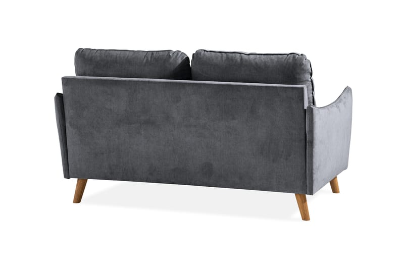 2-seter Sofa Colt Lyx - Mørkegrå/Eik - 2 seter sofa