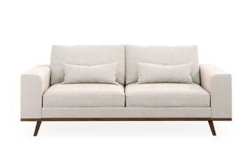 Copenhagen 2-seters Fløyelssofa - Kremhvit - Møbler - Sofaer - 2 seter sofa