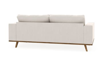 Copenhagen 2-seters Fløyelssofa - Kremhvit - Møbler - Sofaer - 2 seter sofa